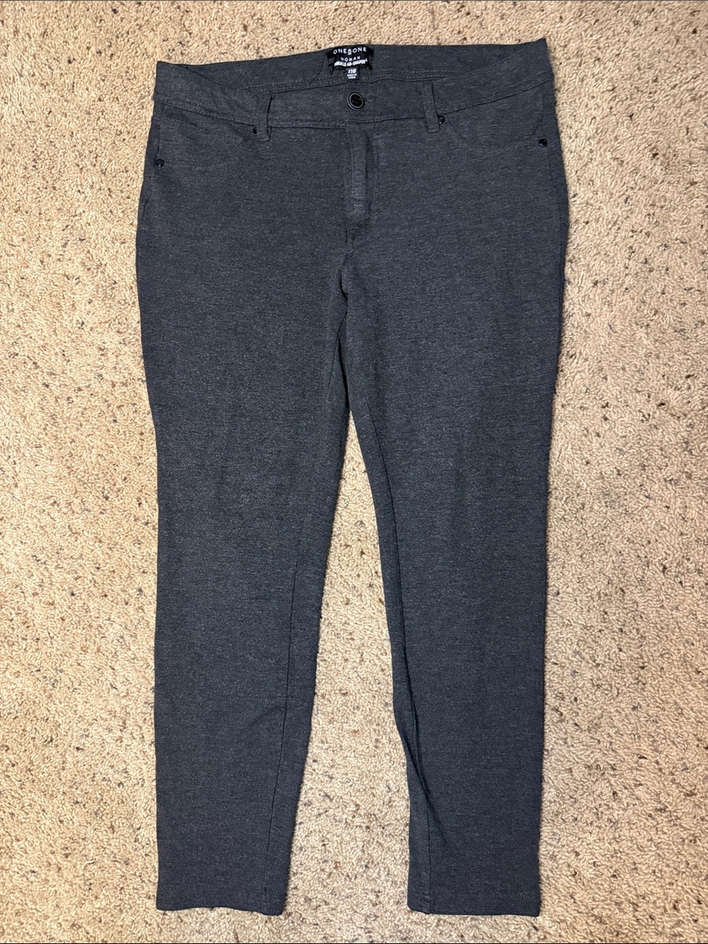one 5 one Women's Skinny Pants in Charcoal Gray